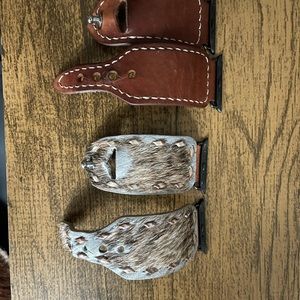 Western Apple Watch Bands 42mm, cowhide, leather